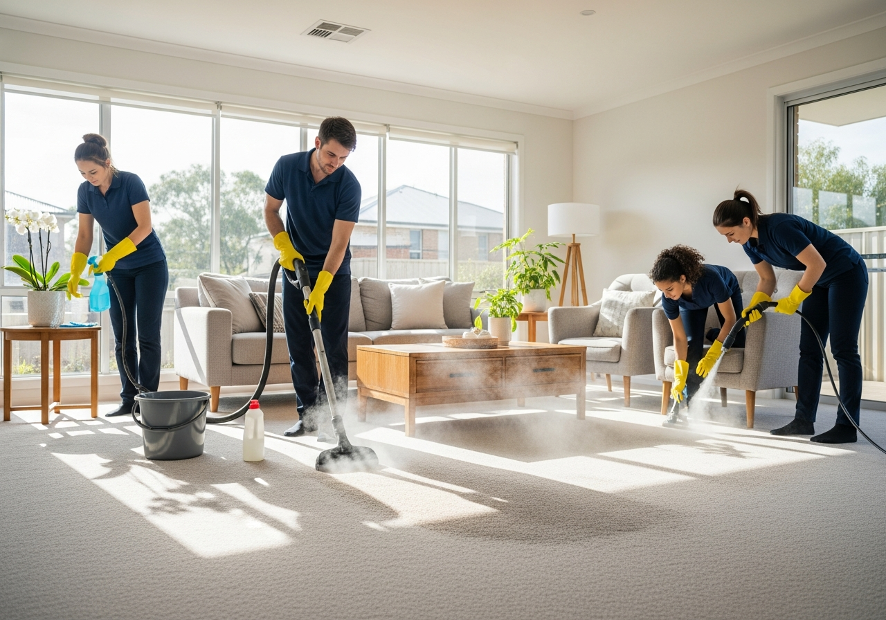 Carpet cleaning in West Perth apartment