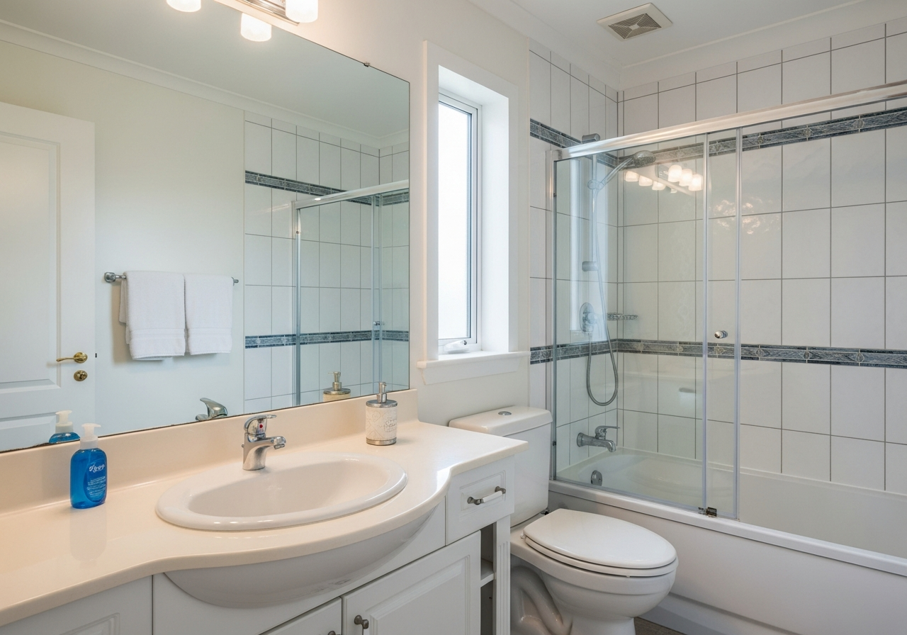 Bathroom vacate clean