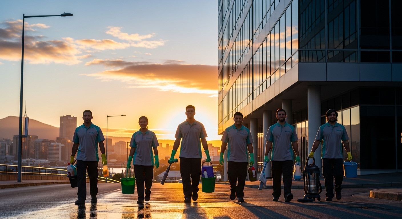 Superboss cleaning team Hobart