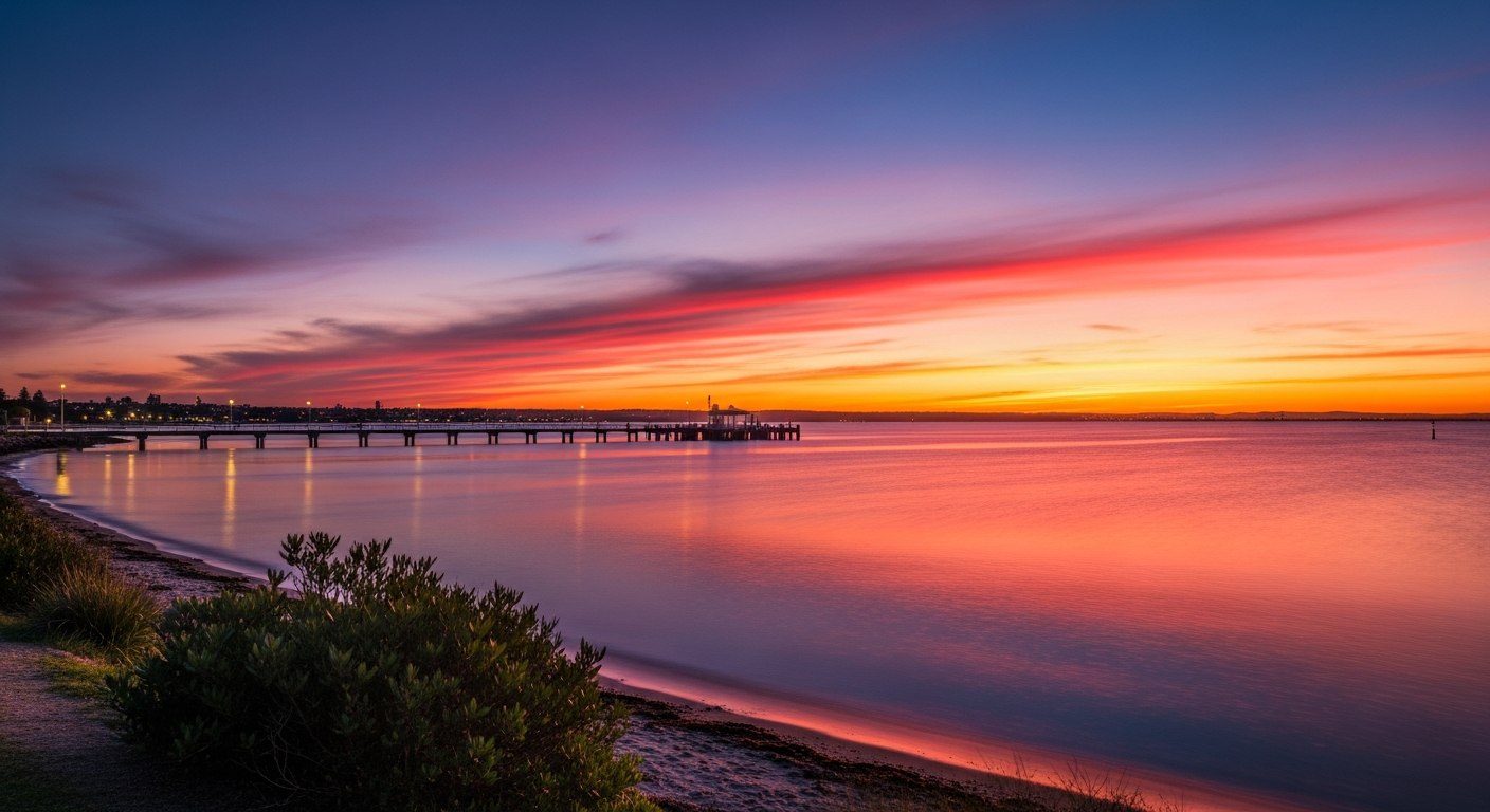 Frankston Pier and foreshore