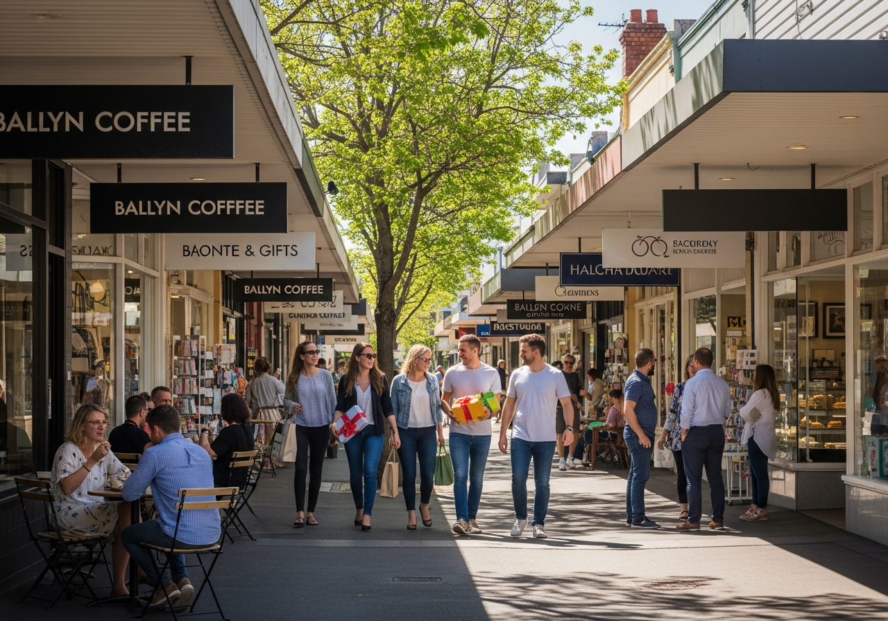Balwyn village and shops
