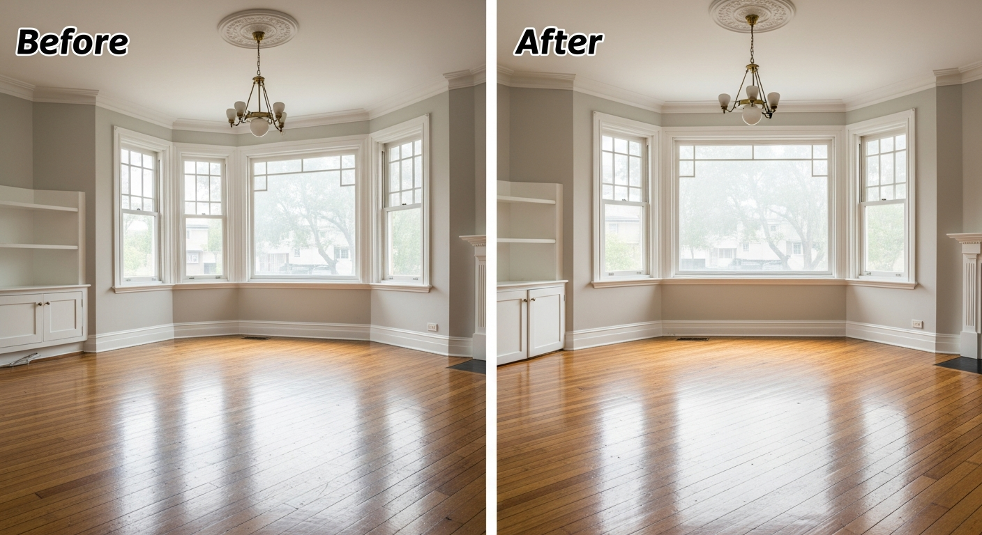 Before and after end of lease cleaning Gnangara