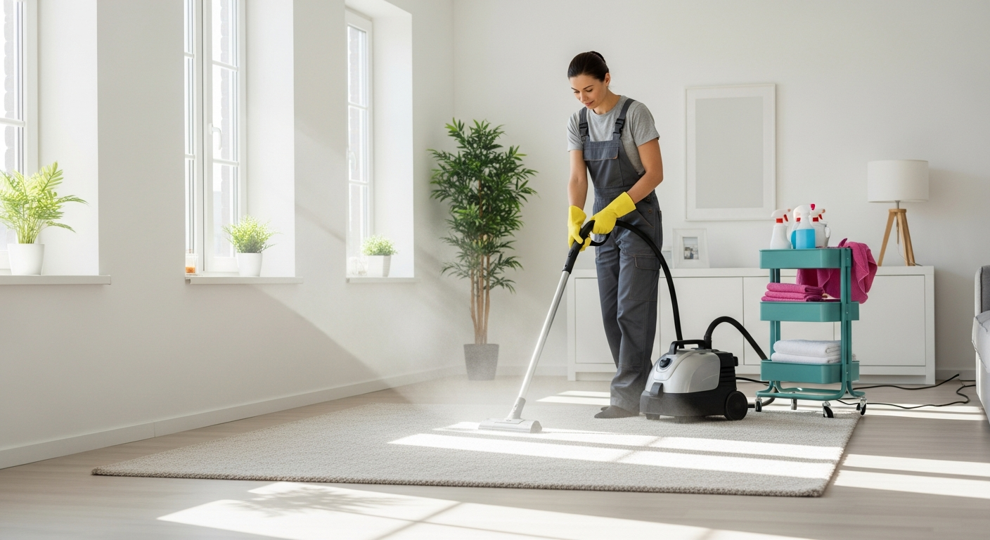 Carpet steam cleaning
