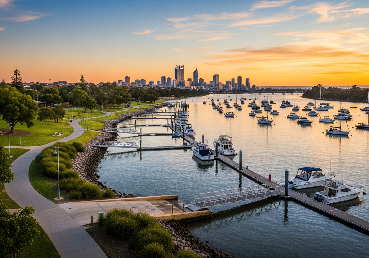 Shelley foreshore and river