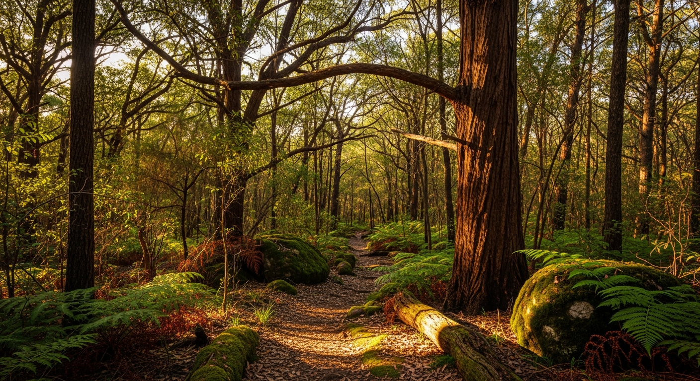 Jarrah forest trails near Jarrahdale