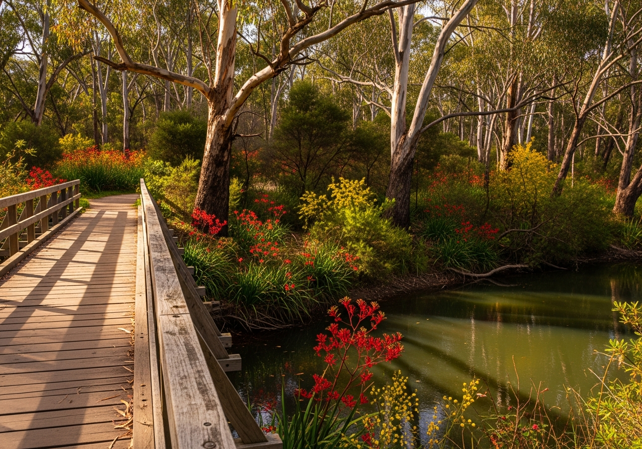 Warrandyte Yarra River and bridge