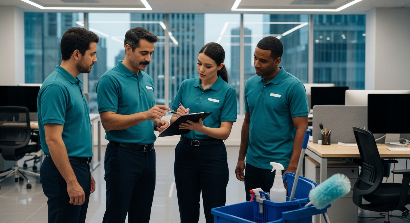 Cleaning team checking list