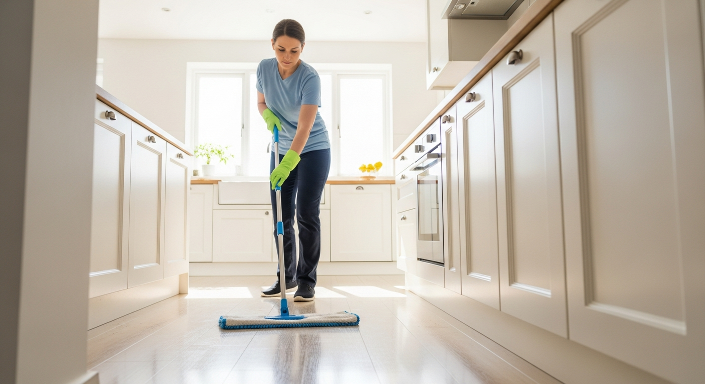 Cleaner during end of lease clean