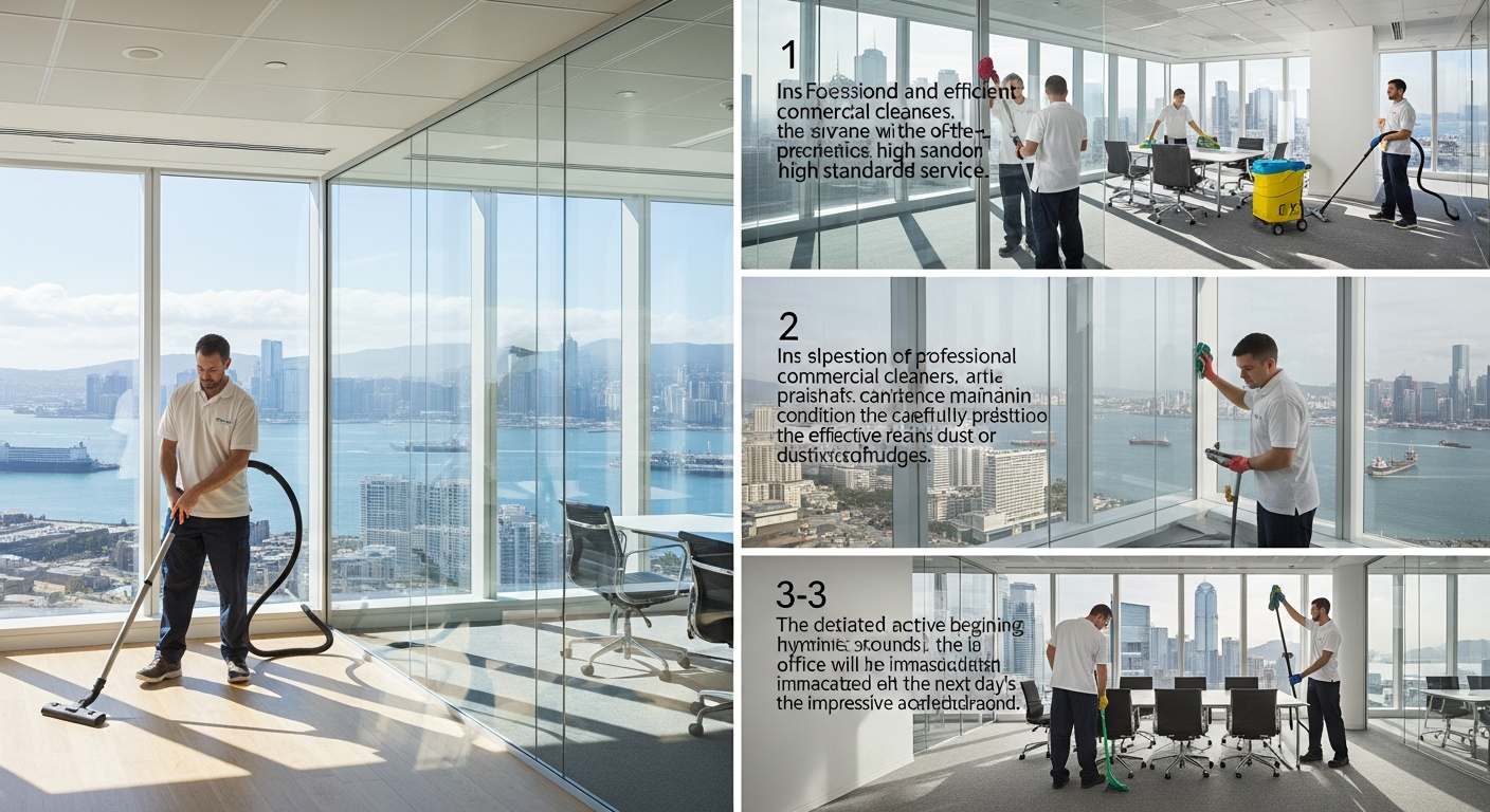 Commercial cleaners in Vaucluse office