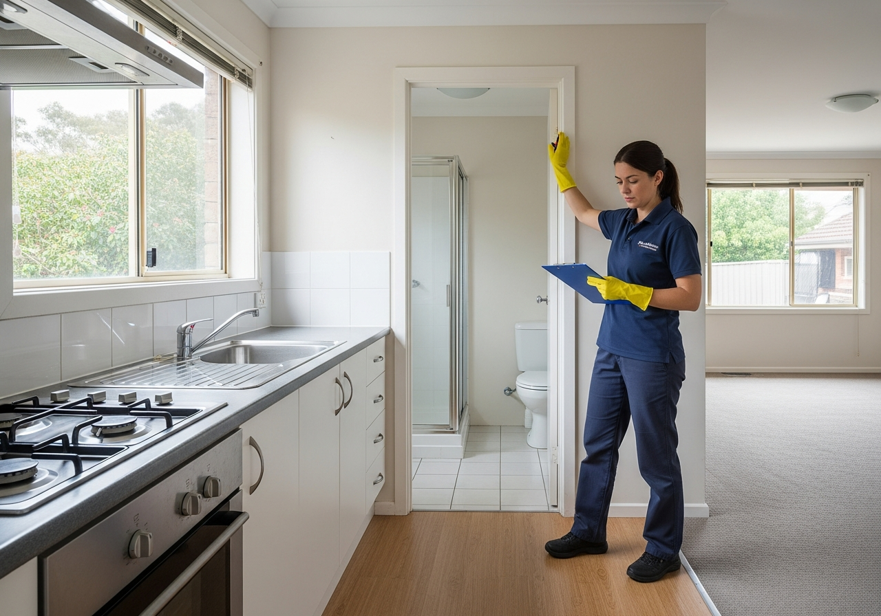 End of lease cleaning inspection