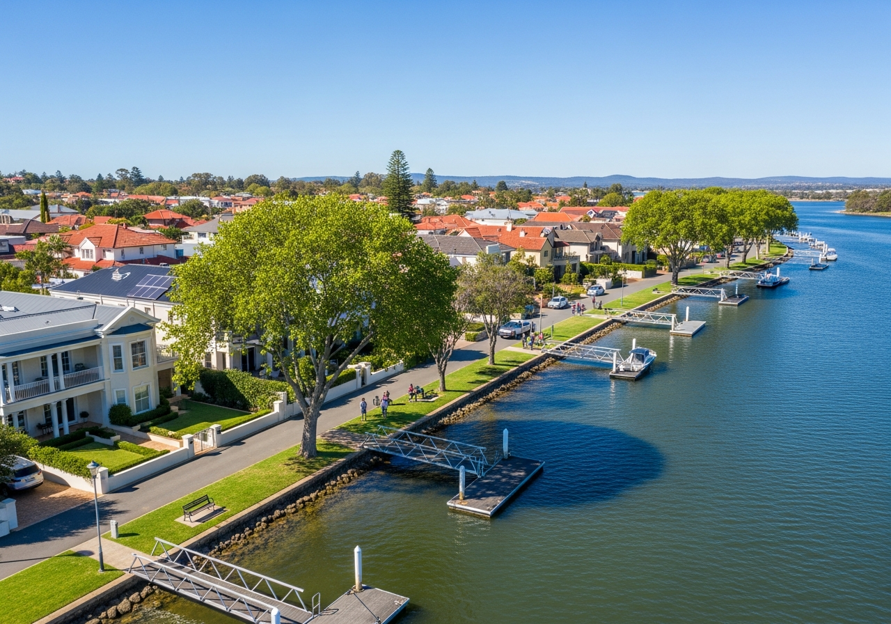 East Fremantle riverside homes