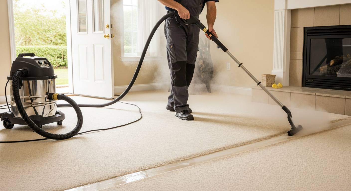 Carpet steam cleaning in Boronia