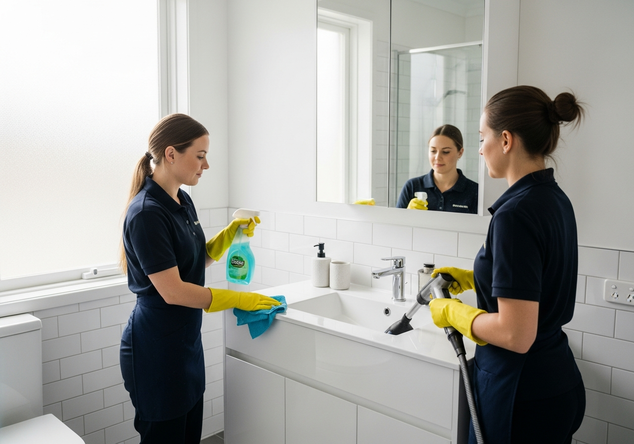 End of lease bathroom clean