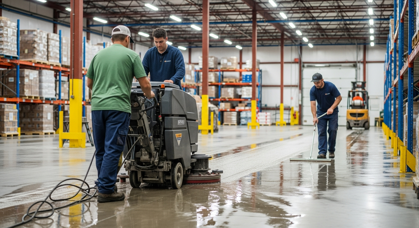 Warehouse cleaning near St Johns Park