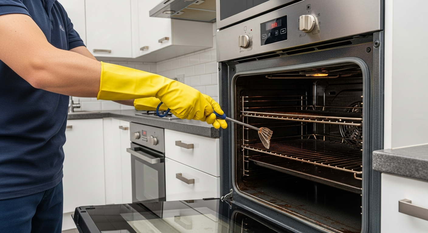 Detailed oven and kitchen clean