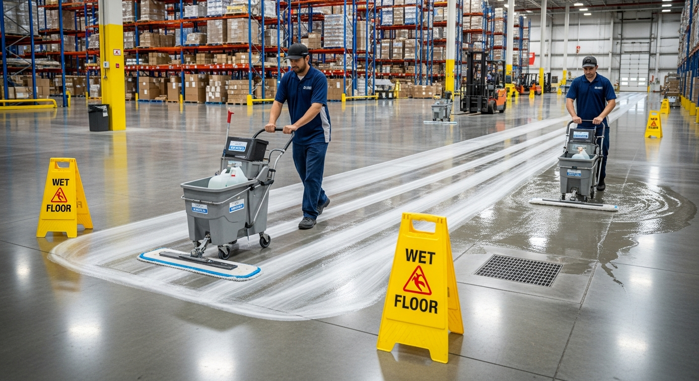 Warehouse cleaning in Shanes Park