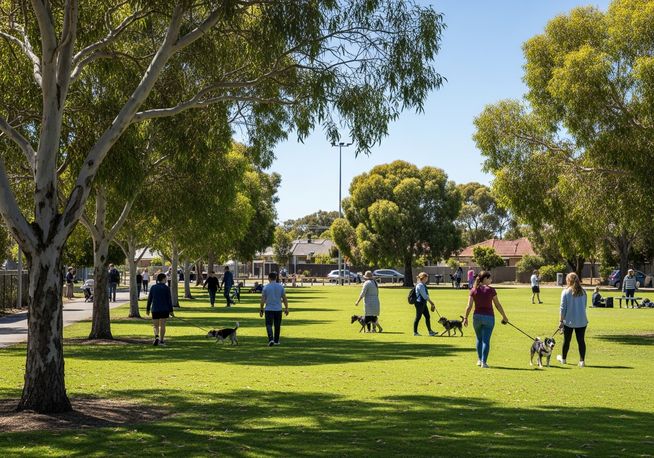 Melton South park and community