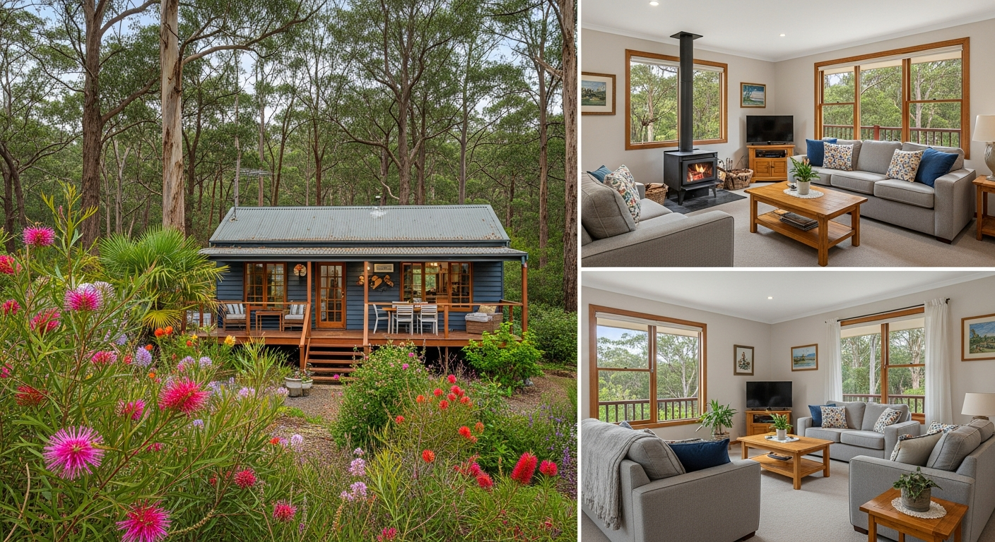Tecoma cottage with native garden