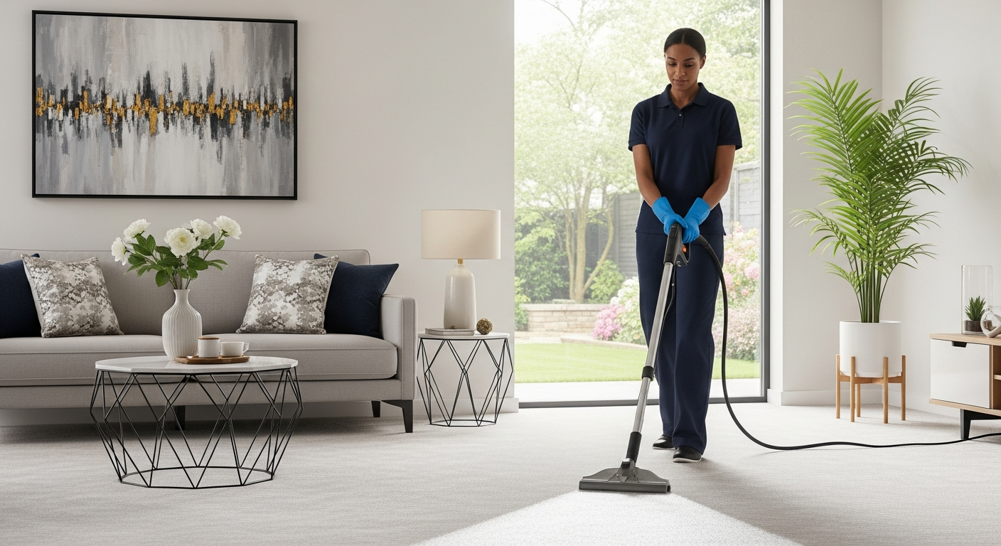 Carpet steam cleaning for vacate clean