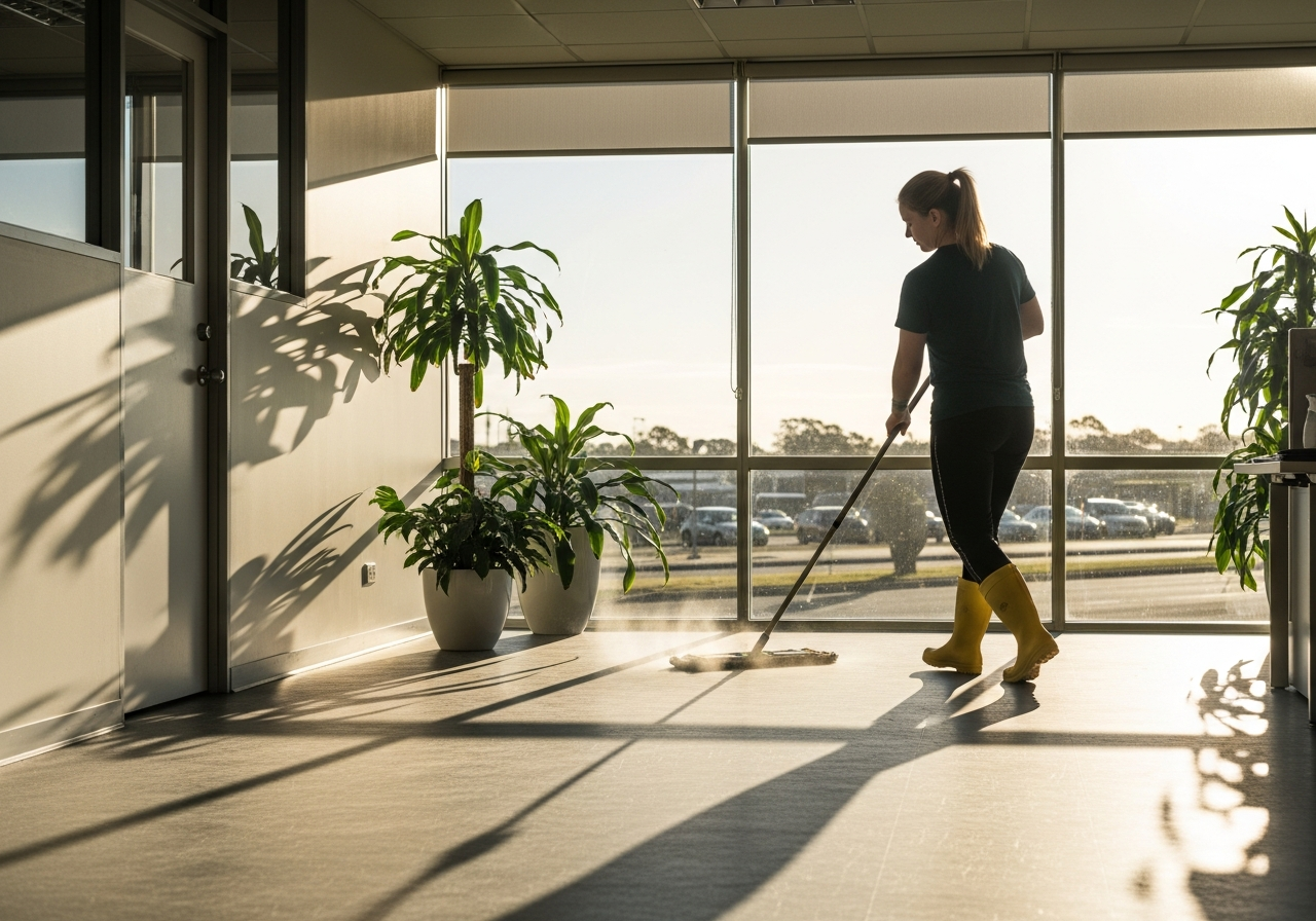 Cleaner in Revesby Heights office