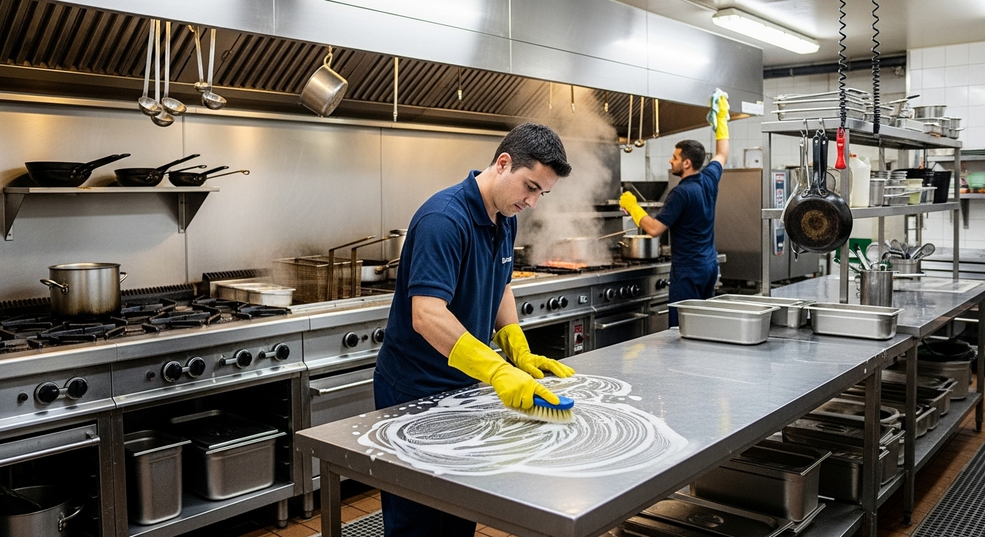 Kitchen deep cleaning