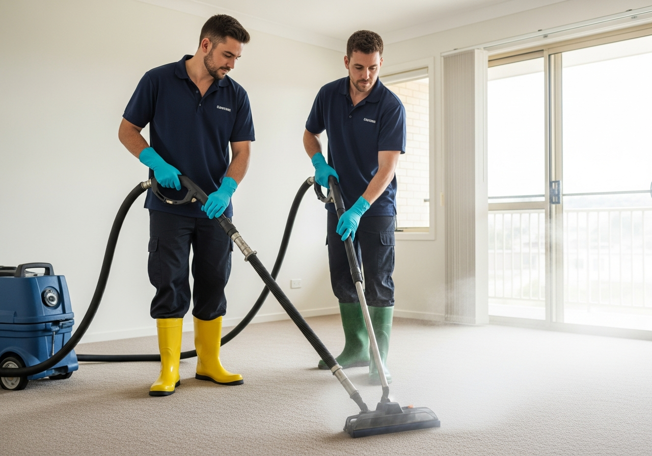 Carpet steam cleaning during end of lease clean