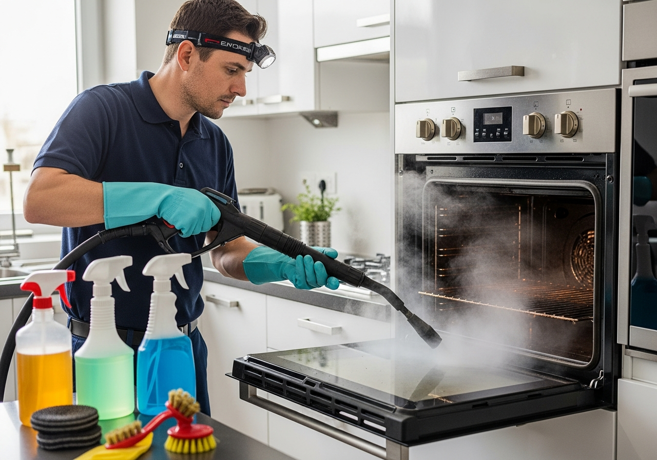 Oven deep cleaning for bond clean