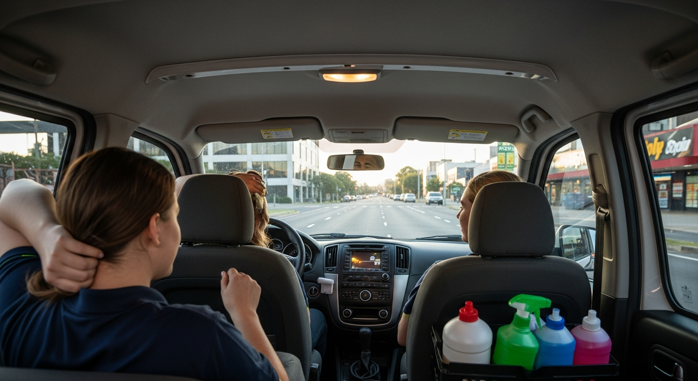 Commercial cleaning team in Roseville