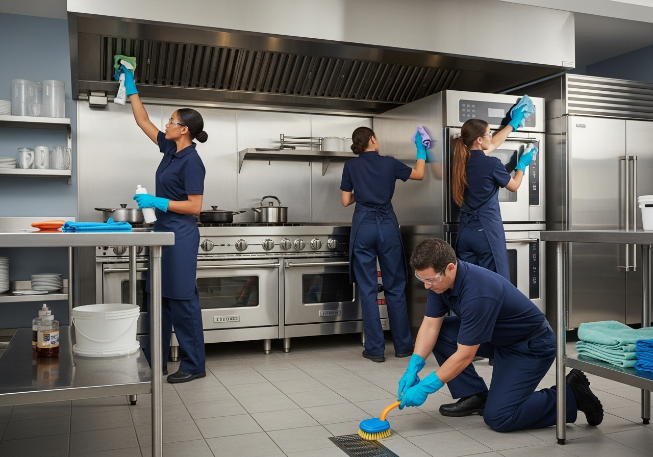 Kitchen end of lease clean