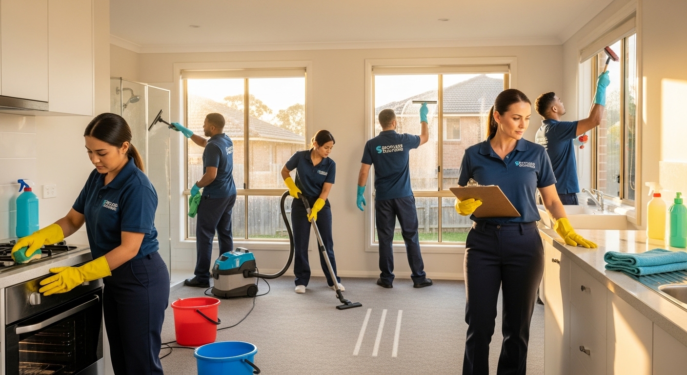 End of lease cleaning Bankstown team