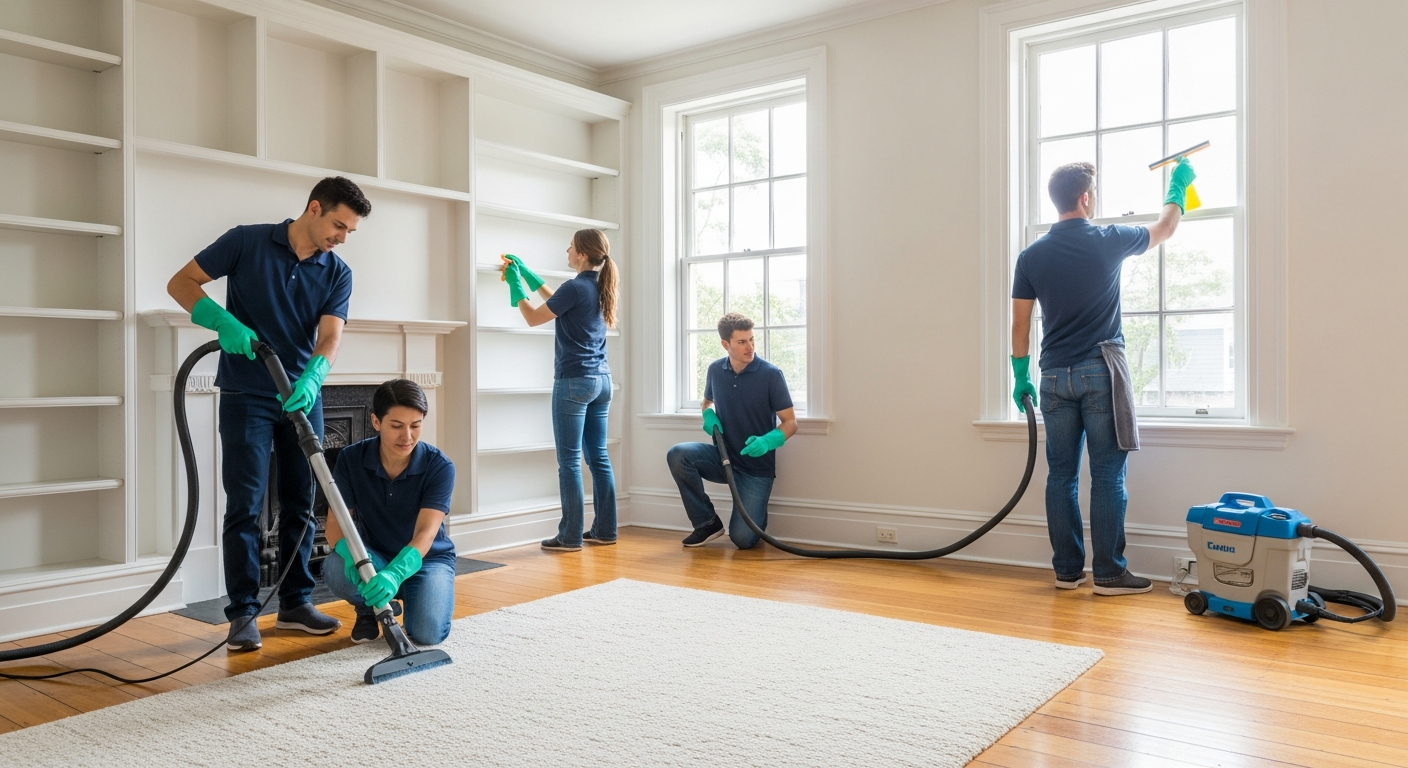 End of lease cleaning team in Munster property