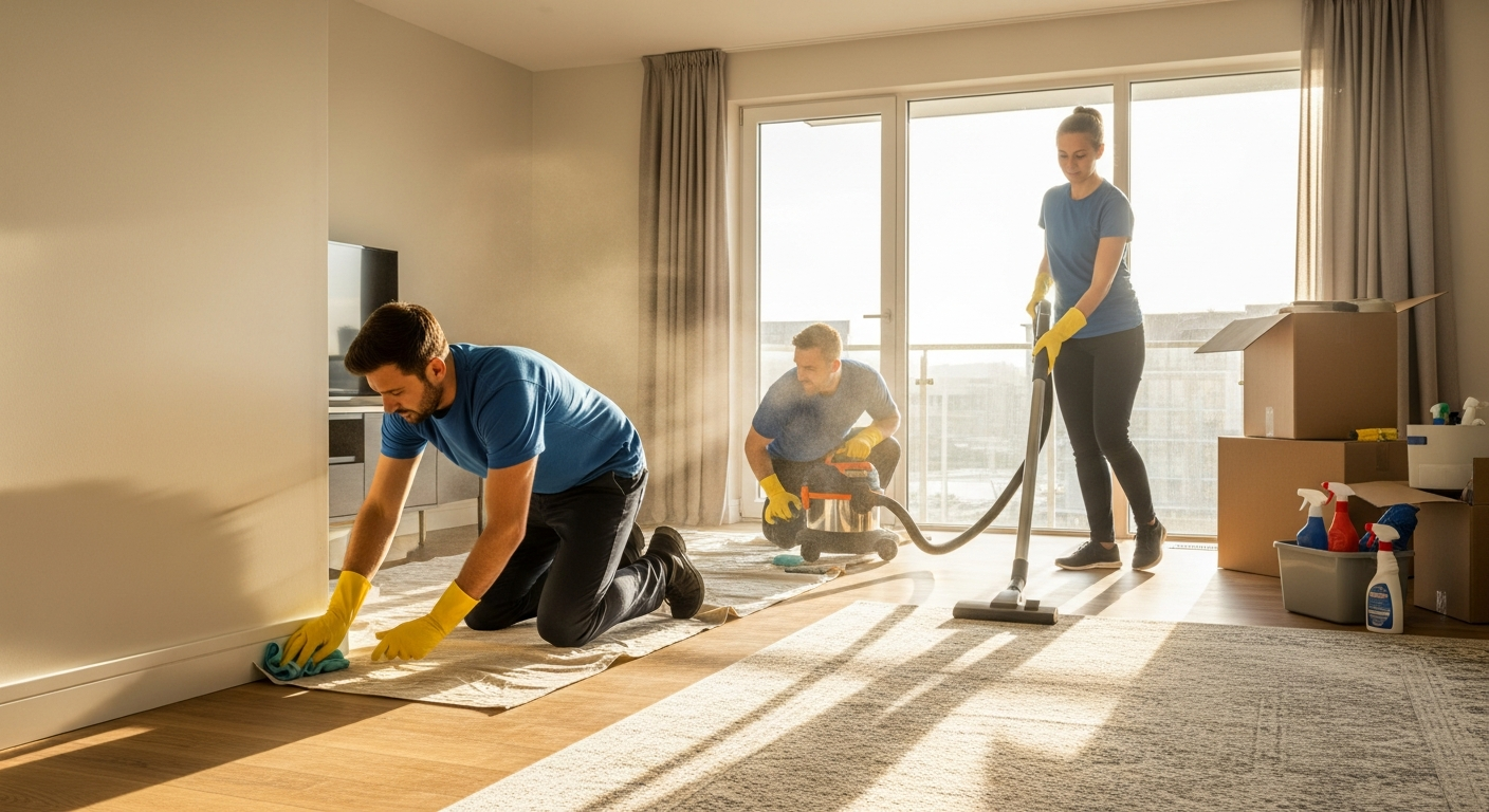 End of lease cleaning team