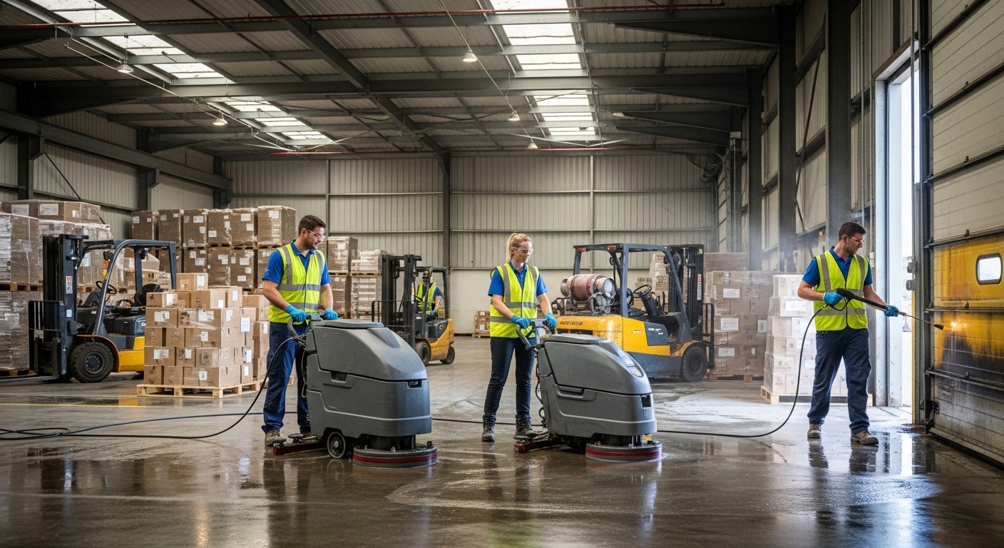 Industrial cleaning in Newcastle