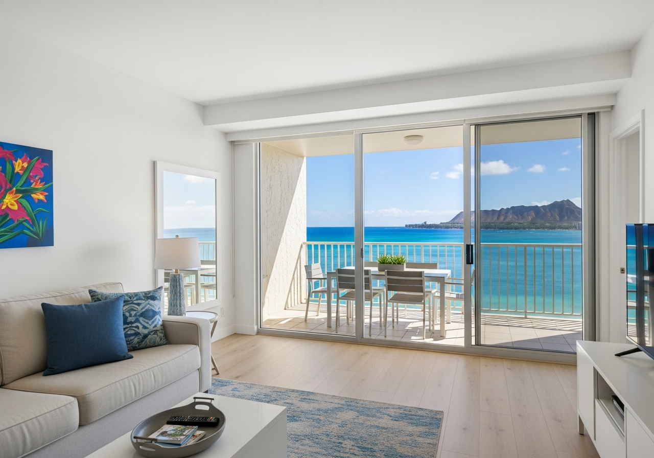 Waikiki move-out ready living room