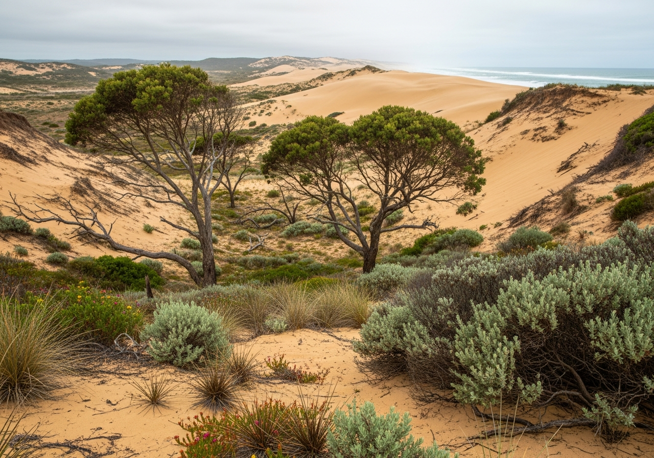 Melaleuca WA coastline