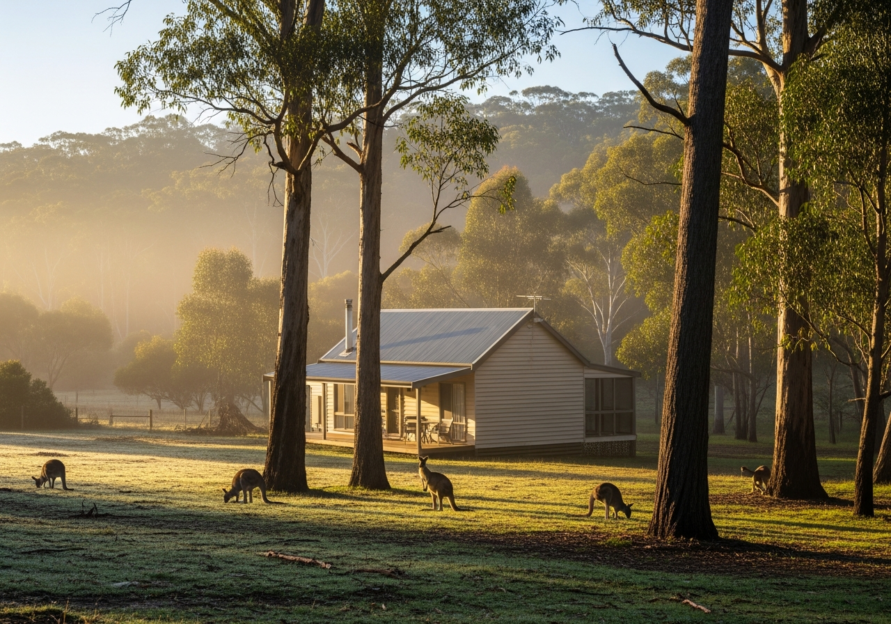 Paulls Valley cottage and native bush