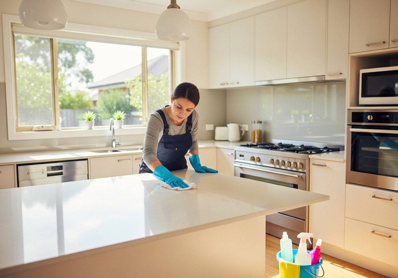 End of lease clean in Annangrove kitchen