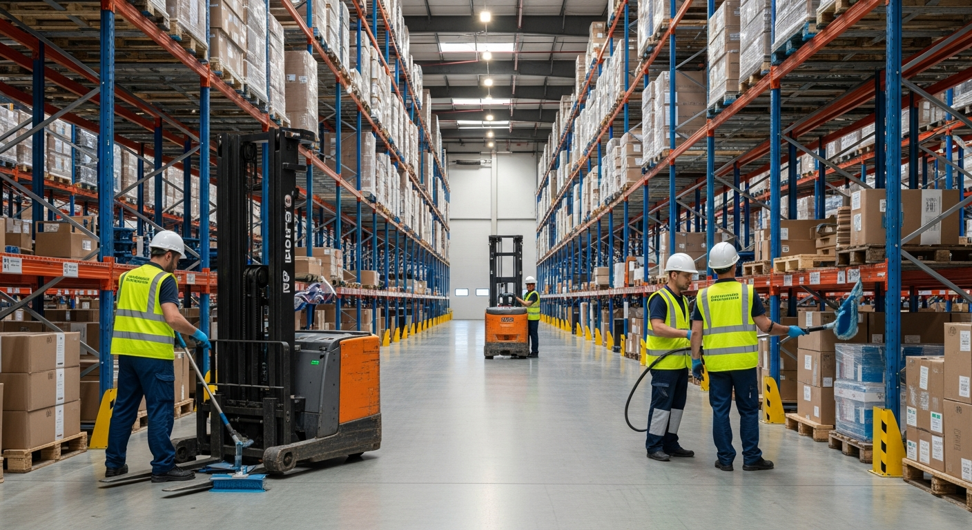 Warehouse cleaning in Rosehill