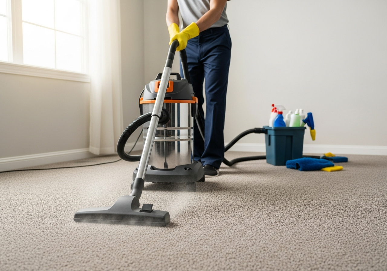 Carpet clean during vacate clean
