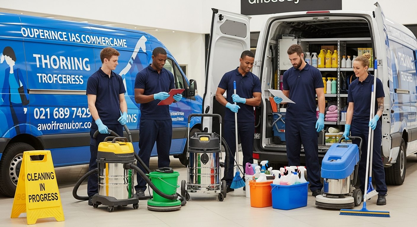 Commercial cleaning team in Thornleigh