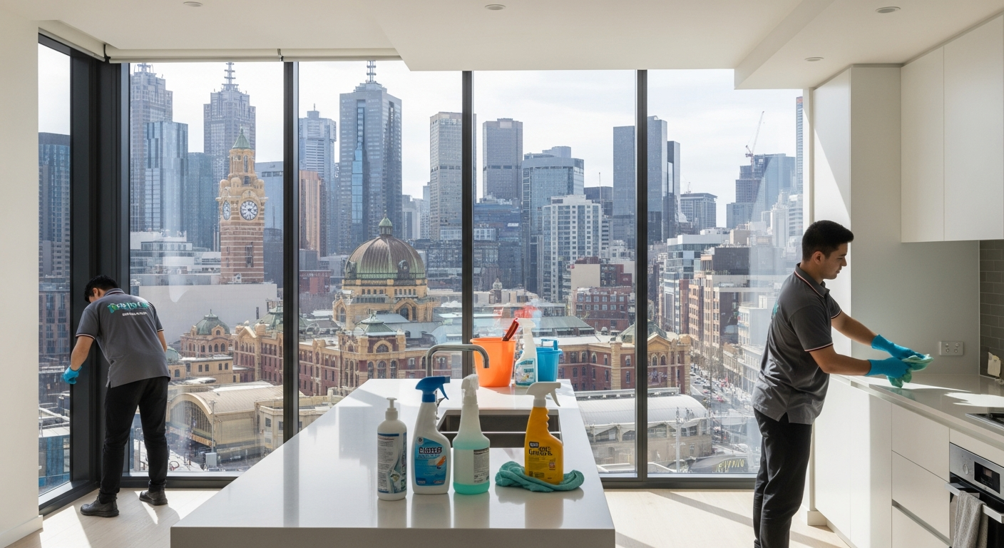 Vacate cleaners in Melbourne apartment