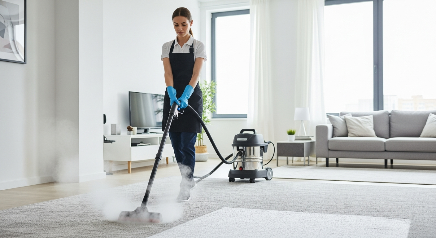 Carpet steam clean in Dandenong South apartment