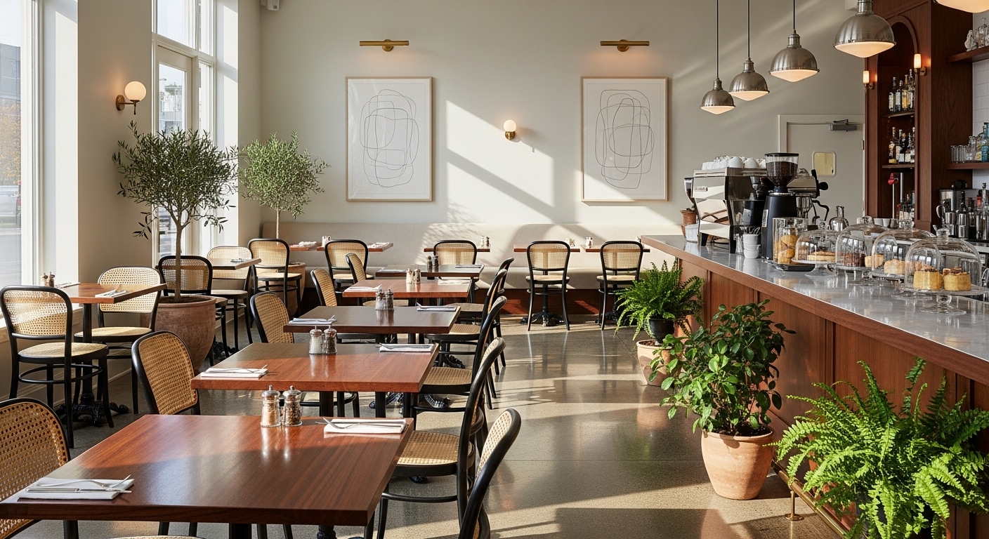 Balmain cafe cleaned and ready for customers