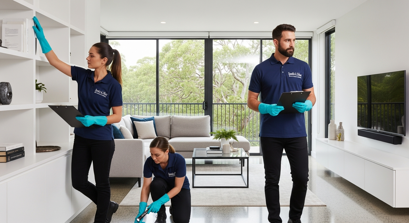 End of lease cleaners in Beverly Hills apartment