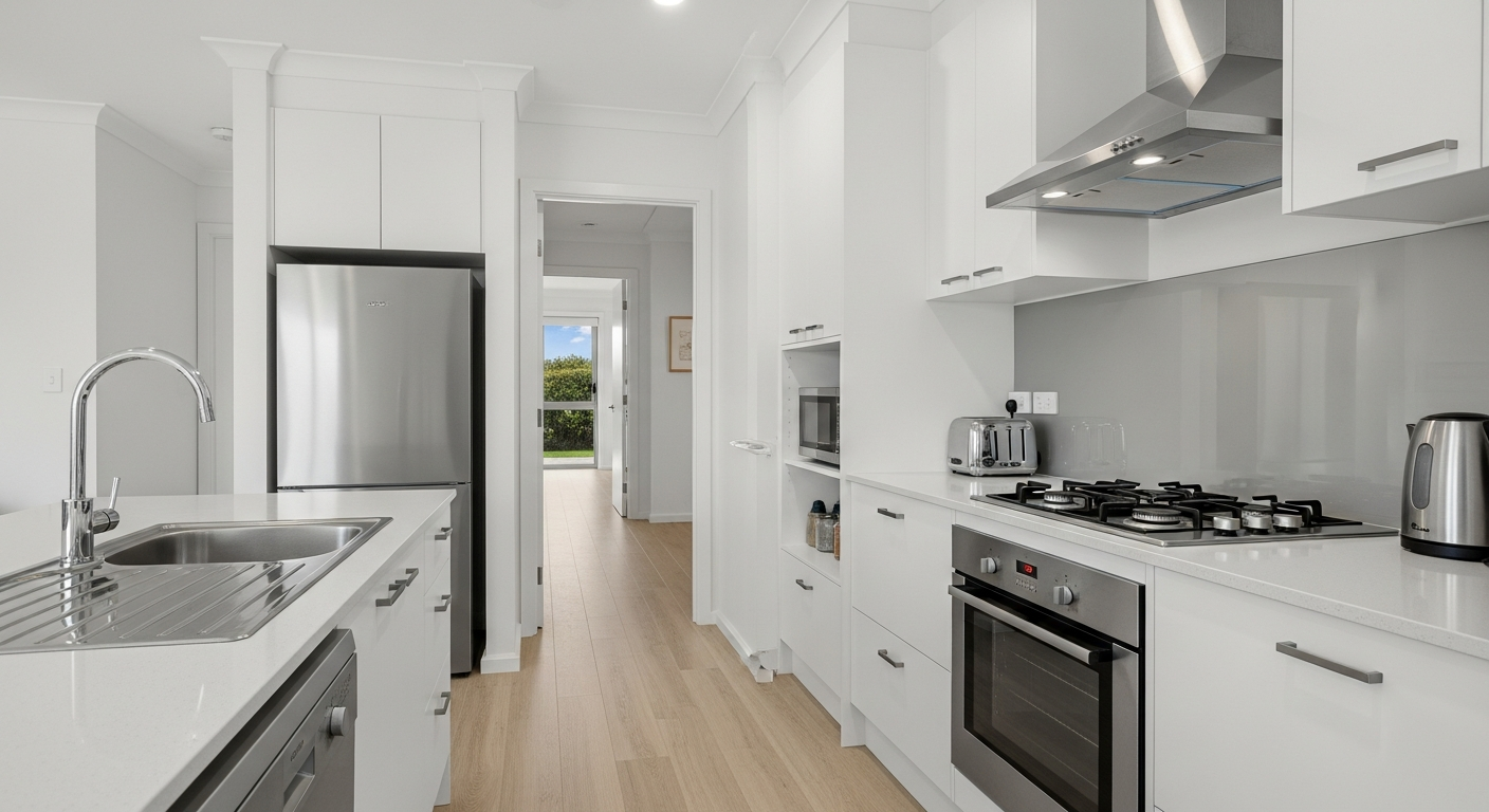 Clean kitchen after vacate clean