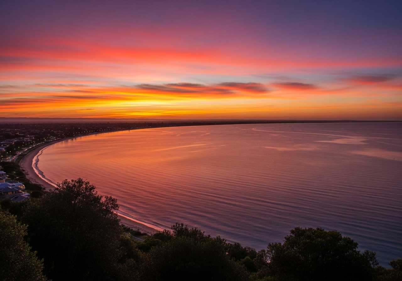 Olivers Hill Frankston South view
