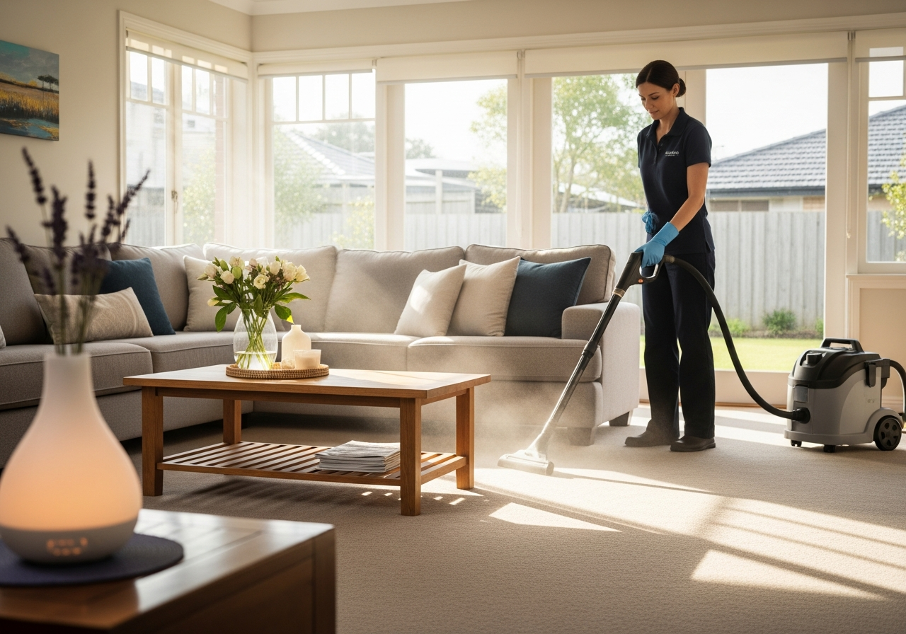 Vacate clean Moonee Ponds living room