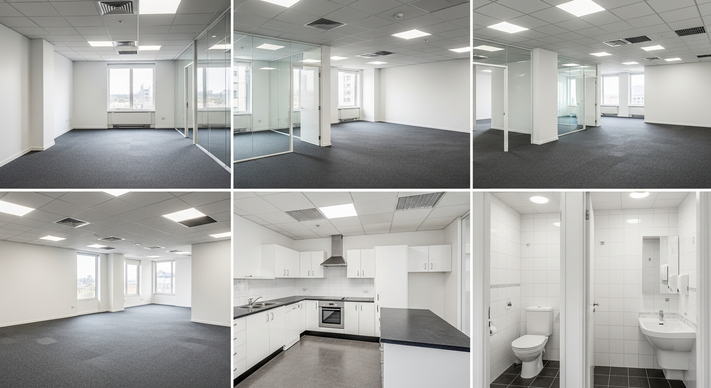 Clean office ready for handover in Malvern