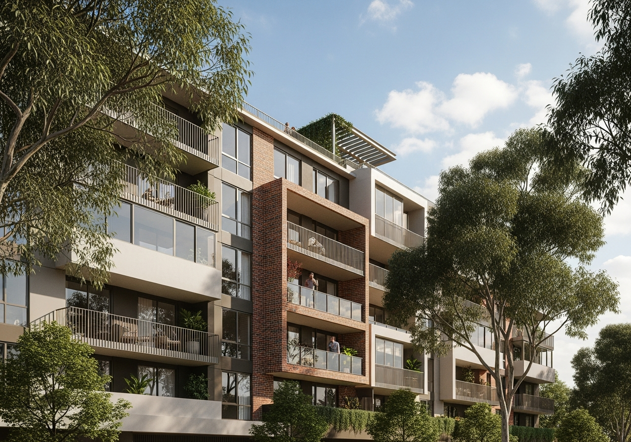 Springvale apartment building exterior