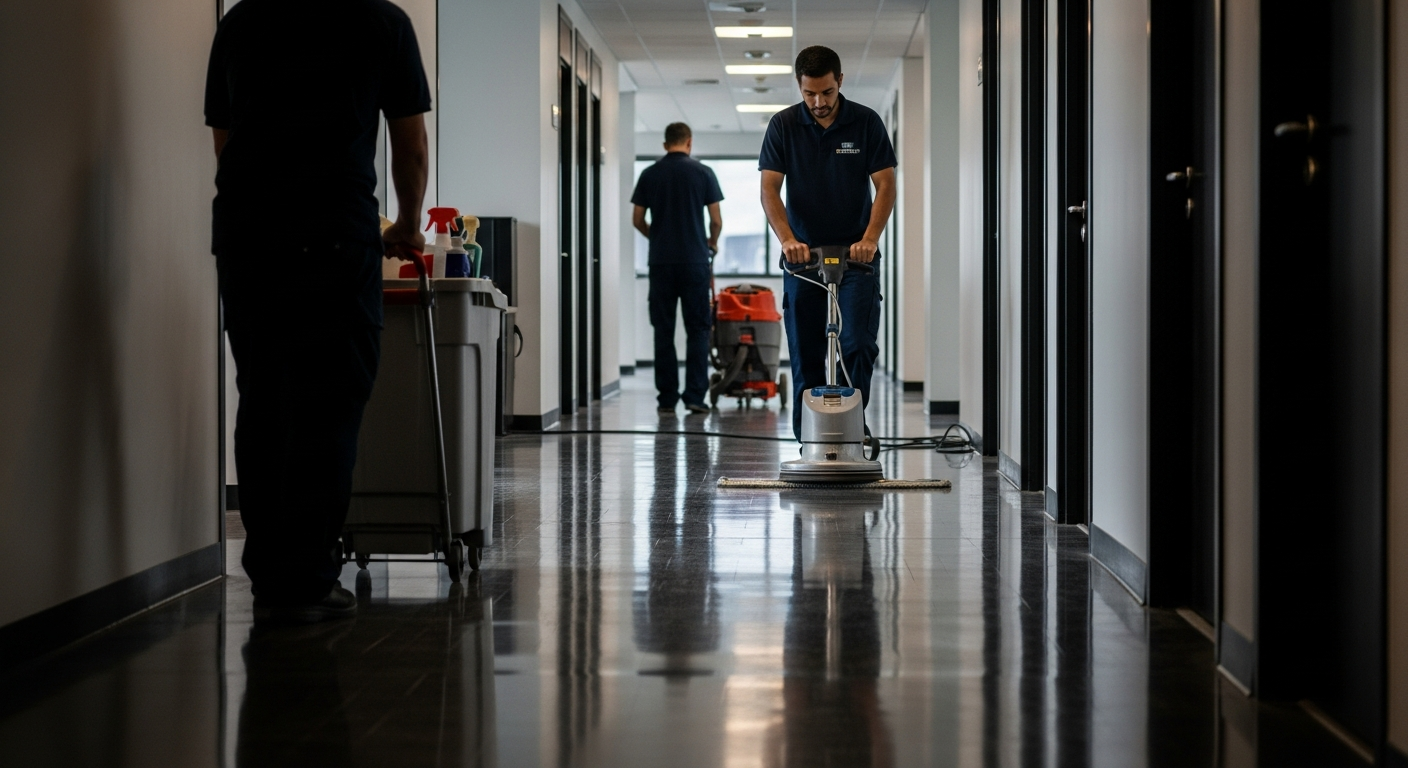 Commercial cleaners at work in Rooty Hill